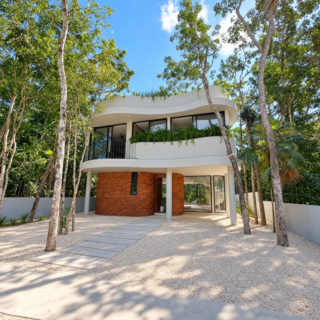 Vista 9 del proyecto Casa Tzabakan, realizado por MR+ en México