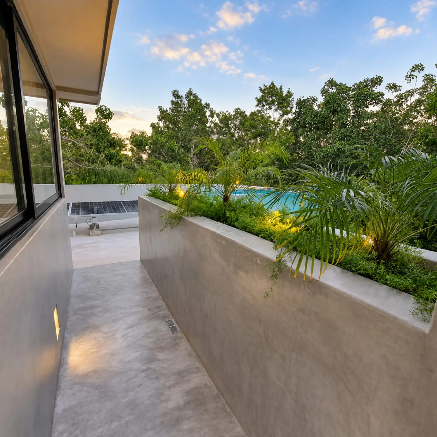 Vista 12 del proyecto Casa Tzabakan, realizado por MR+ en México