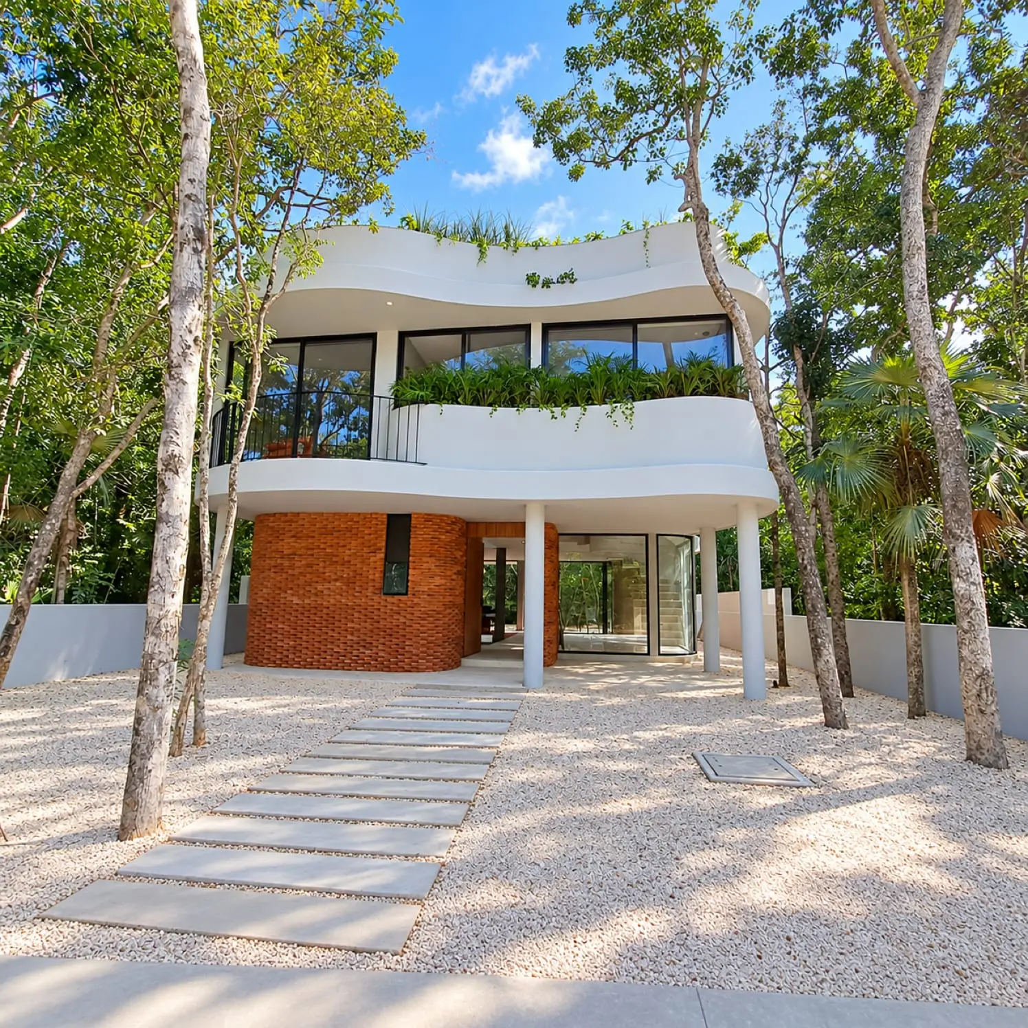 Vista 19 del proyecto Casa Tzabakan, realizado por MR+ en México