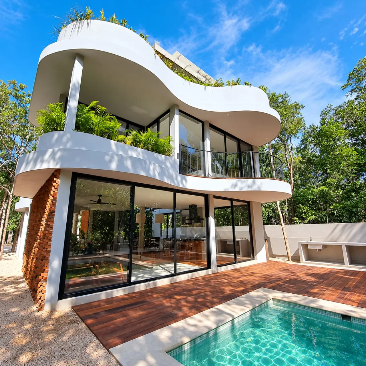 Vista 27 del proyecto Casa Tzabakan, realizado por MR+ en México